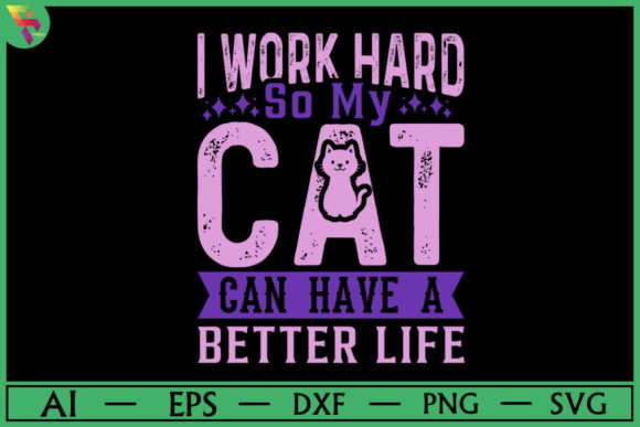 Cat T-shirt Design Sublimation