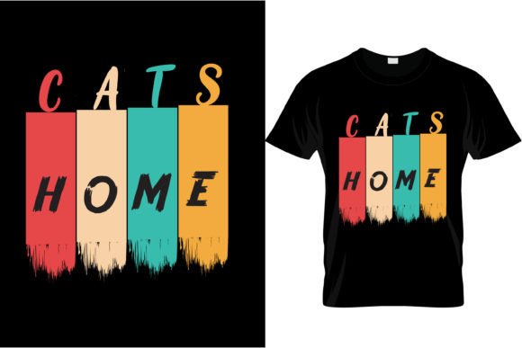 Cats Home Embroidery Design