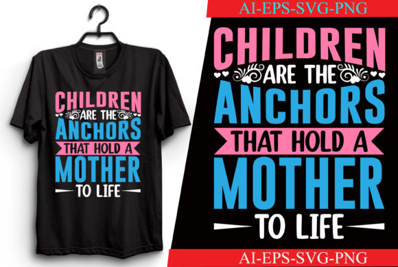 Children Are the Anchors T-shirt Design