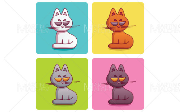Cool Cartoon Cat