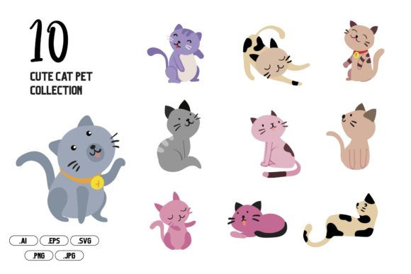 Cute Cat Pet Collection