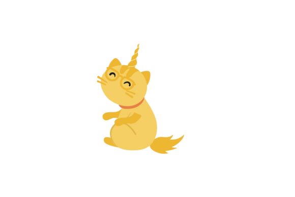 Unicorn Cat Cute Icon