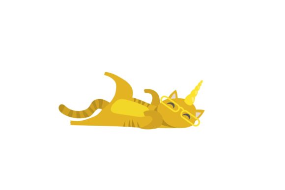 Unicorn Cat Funny Icon