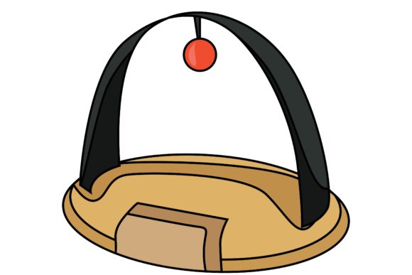Unique Cat Toys Stickers Vector